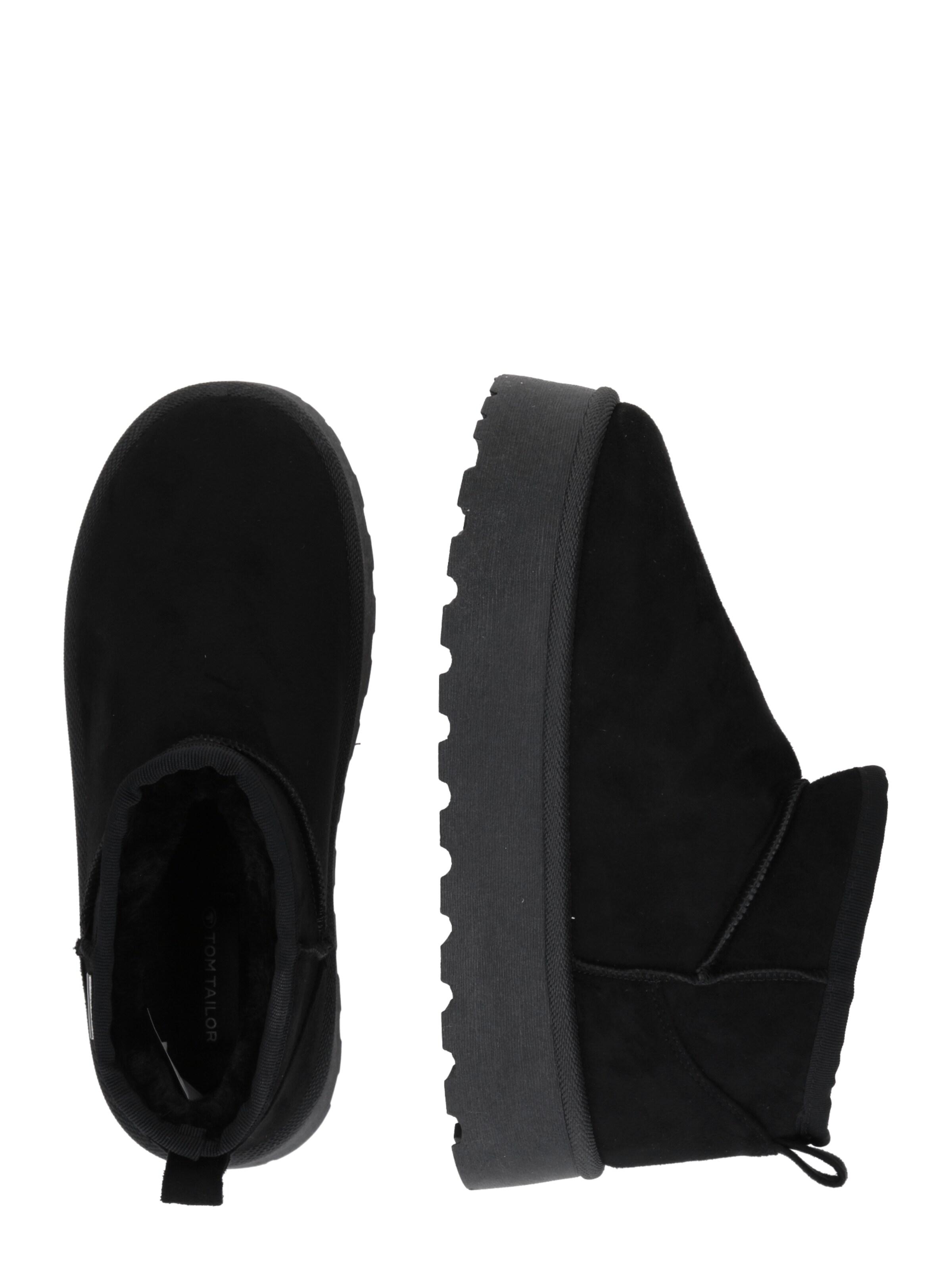 TOM TAILOR Nízke čižmy - Čierna