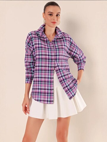 Bigdart Bluse in Lila: Vorderseite