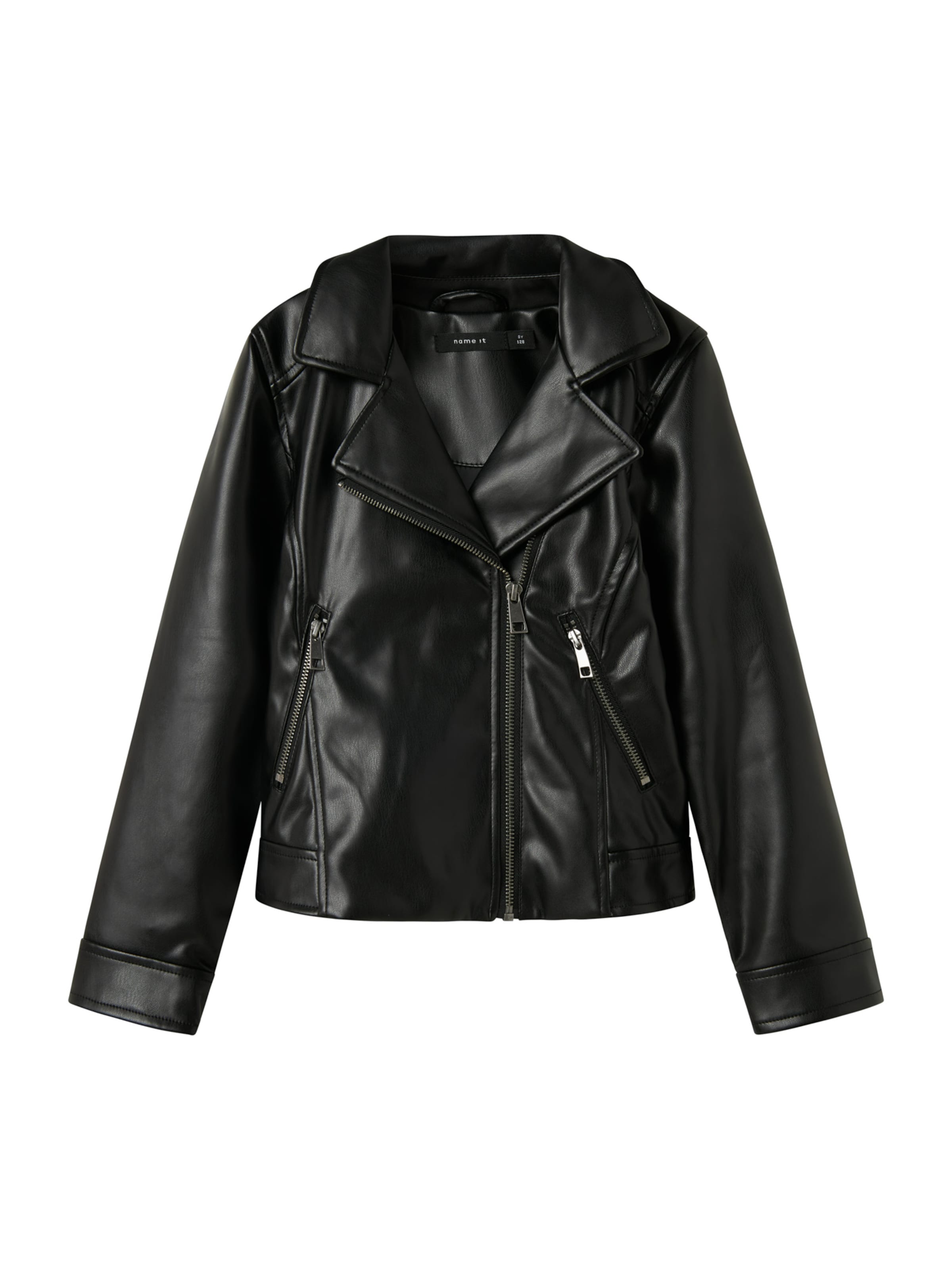 NAME IT Kurtka przejściowa 'NKFMADINA' w kolorze czarny: przód