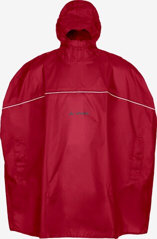 VAUDE Poncho 'Grody' in Rot: predná strana