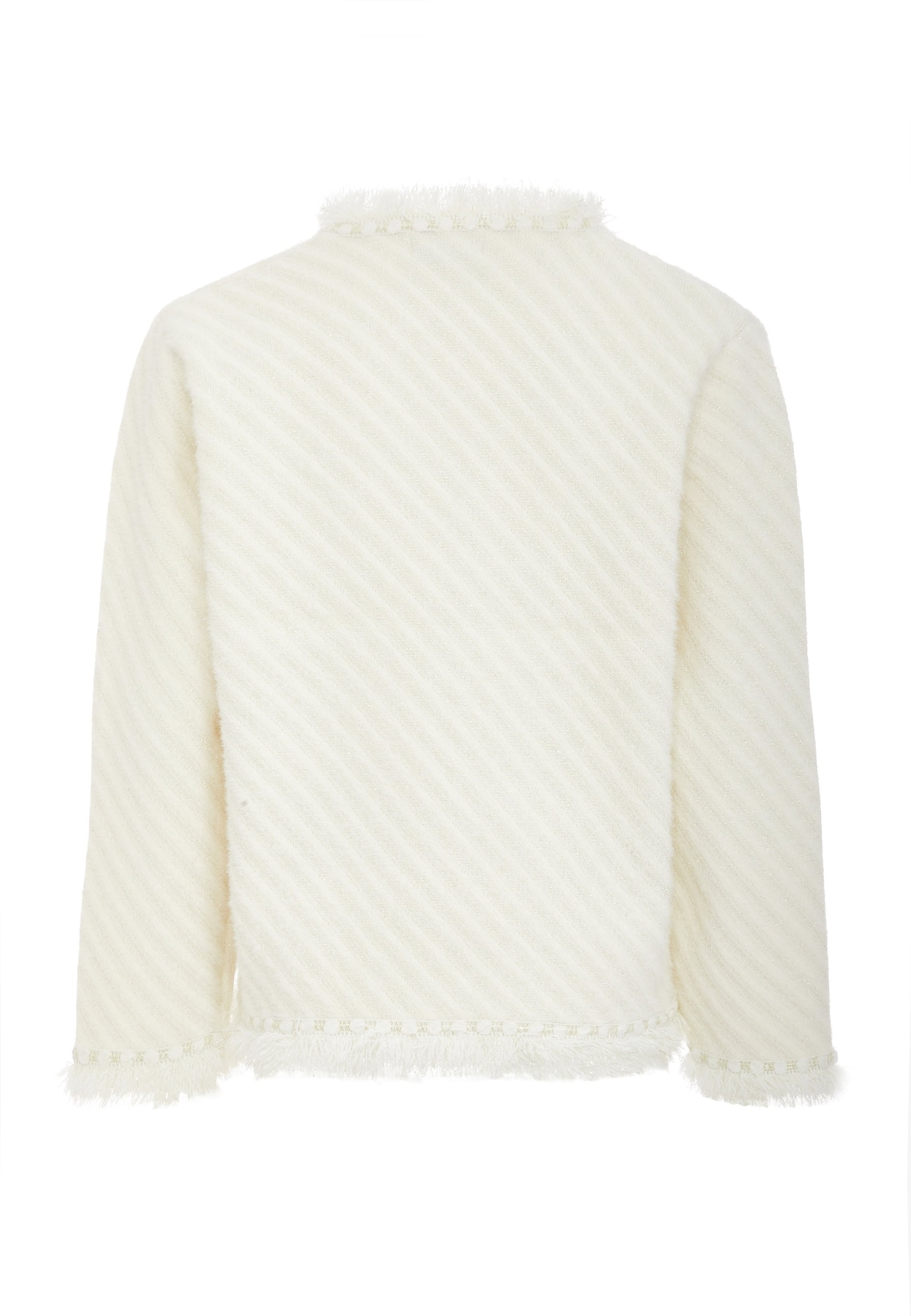 YASANNA Strickjacke in Weiß