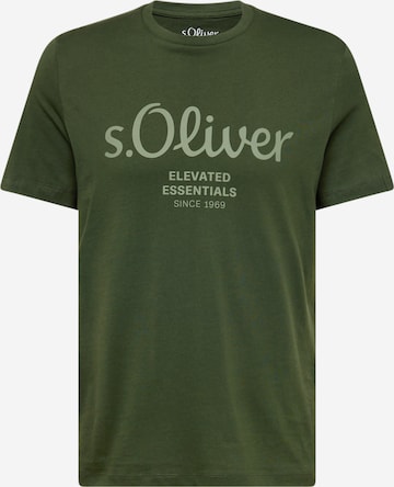 s.Oliver Koszulka w kolorze zielony: przód
