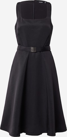 Robe de cocktail 'HARNANY' Lauren Ralph Lauren en noir : devant