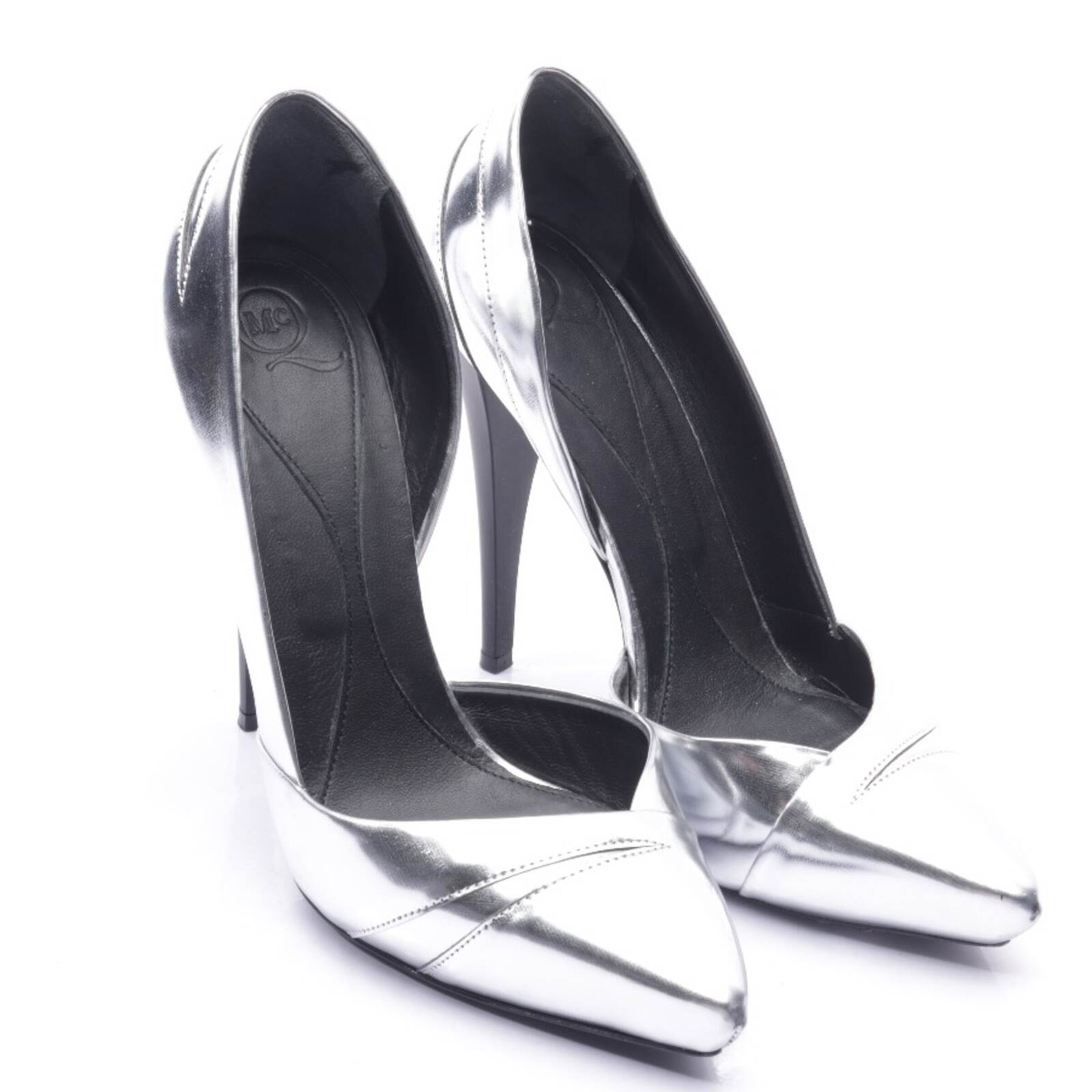 Alexander McQueen Pumps 39 in Silber: Vorderseite
