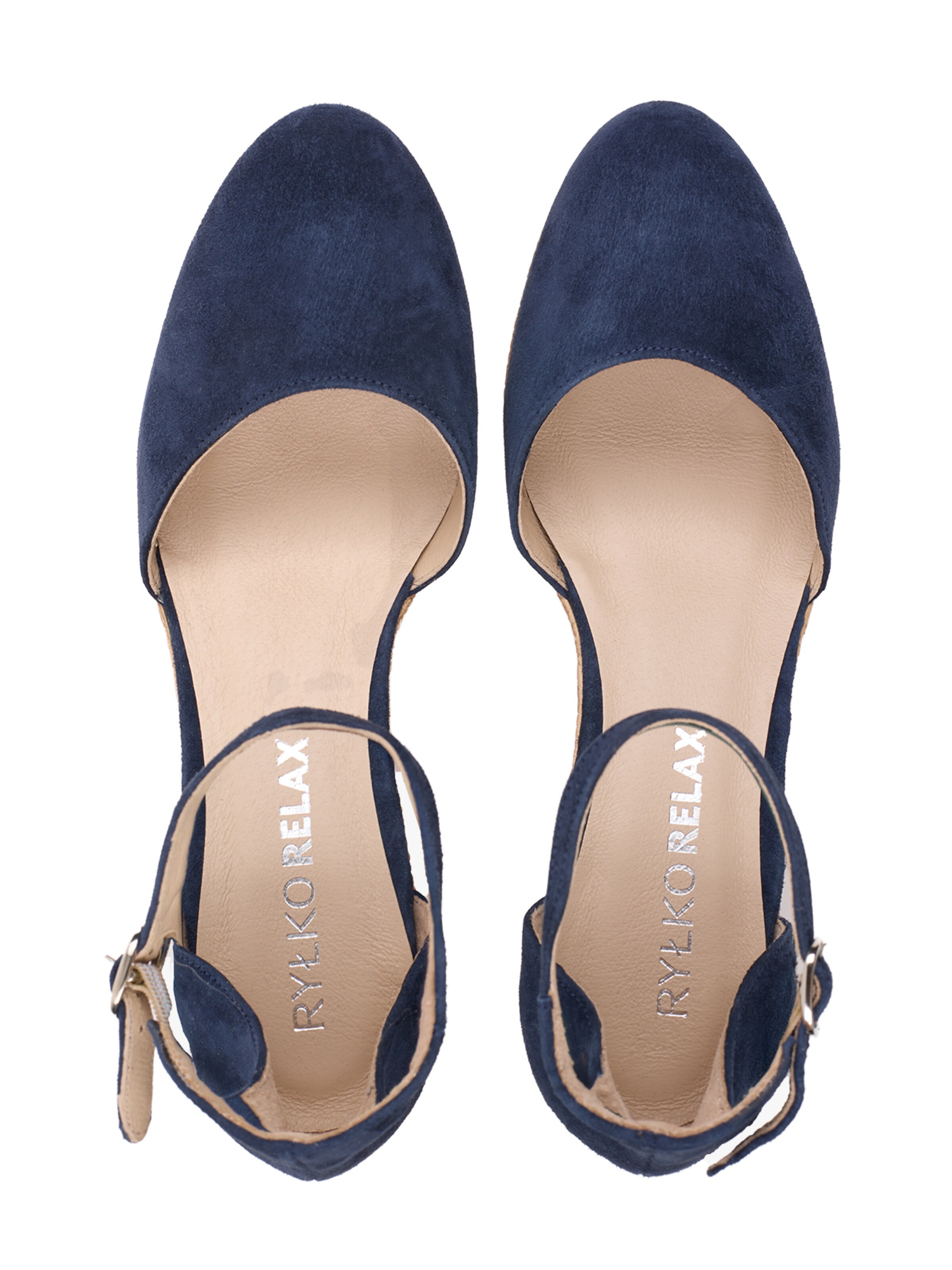 RYLKO Czółenka w kolorze niebieski