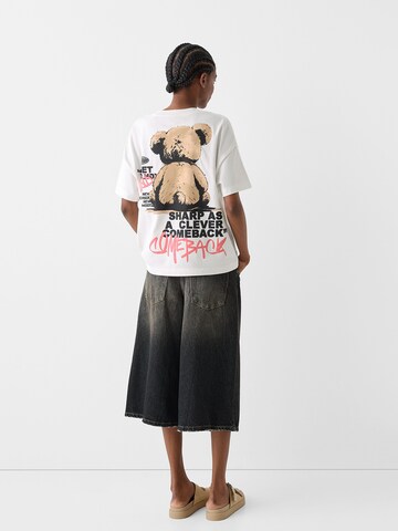 Bershka T-Shirt in Pink