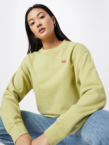 LEVI'S ® Sweatshirt 'Standard Crew' in Geel