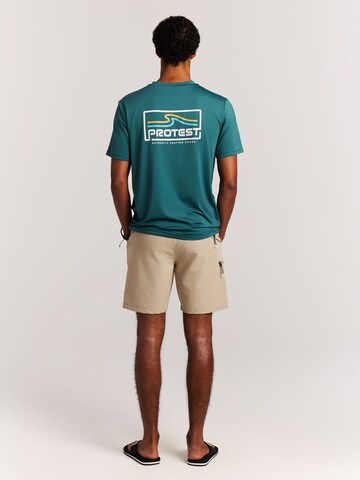 PROTEST Performance Shirt 'PRTDonald' in Green