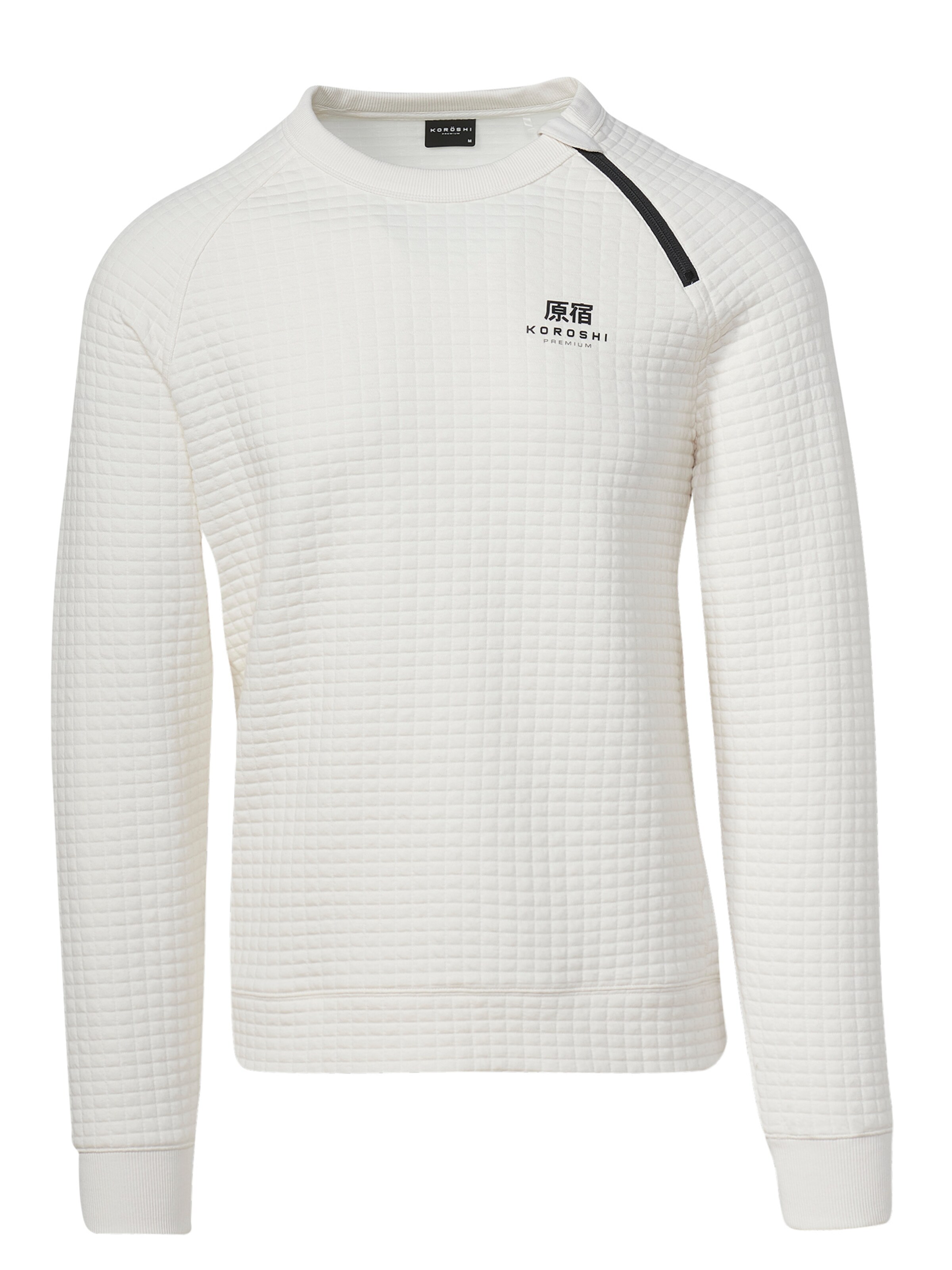 KOROSHI Sweatshirt in White: front