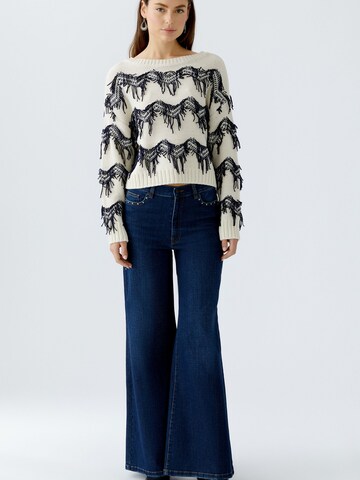 OUI Wide Leg Jeans in Blau