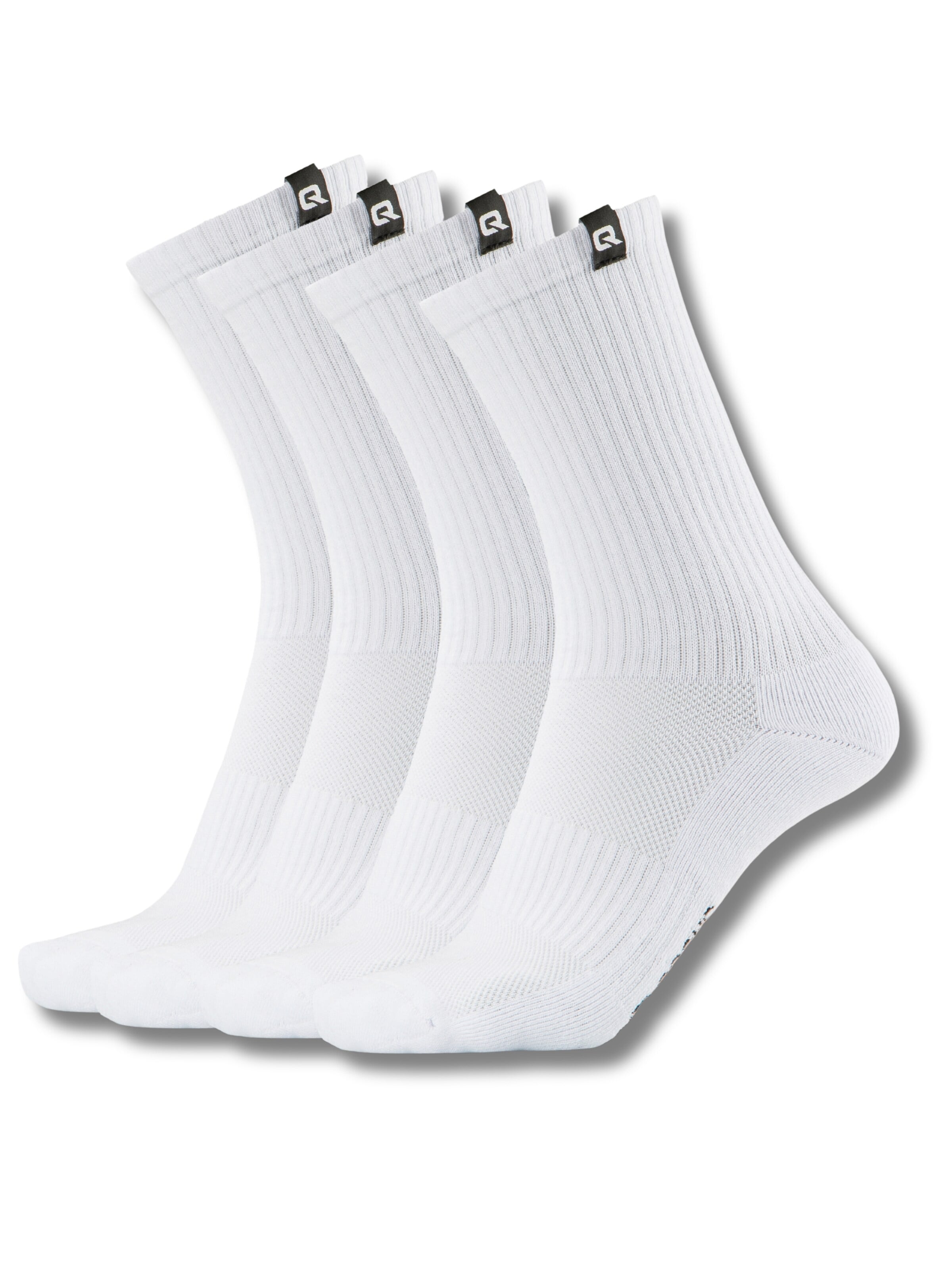 QOLONIA Socks in White: front