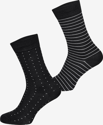Nur Die Socks ' Business ' in Black: front
