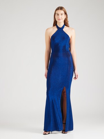 WAL G. Evening dress 'RIVER' in Blue: front