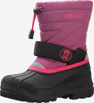 TROLLKIDS Snow Boots in Purple: front