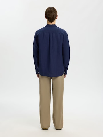 SELECTED Comfort Fit Hemd in Blau