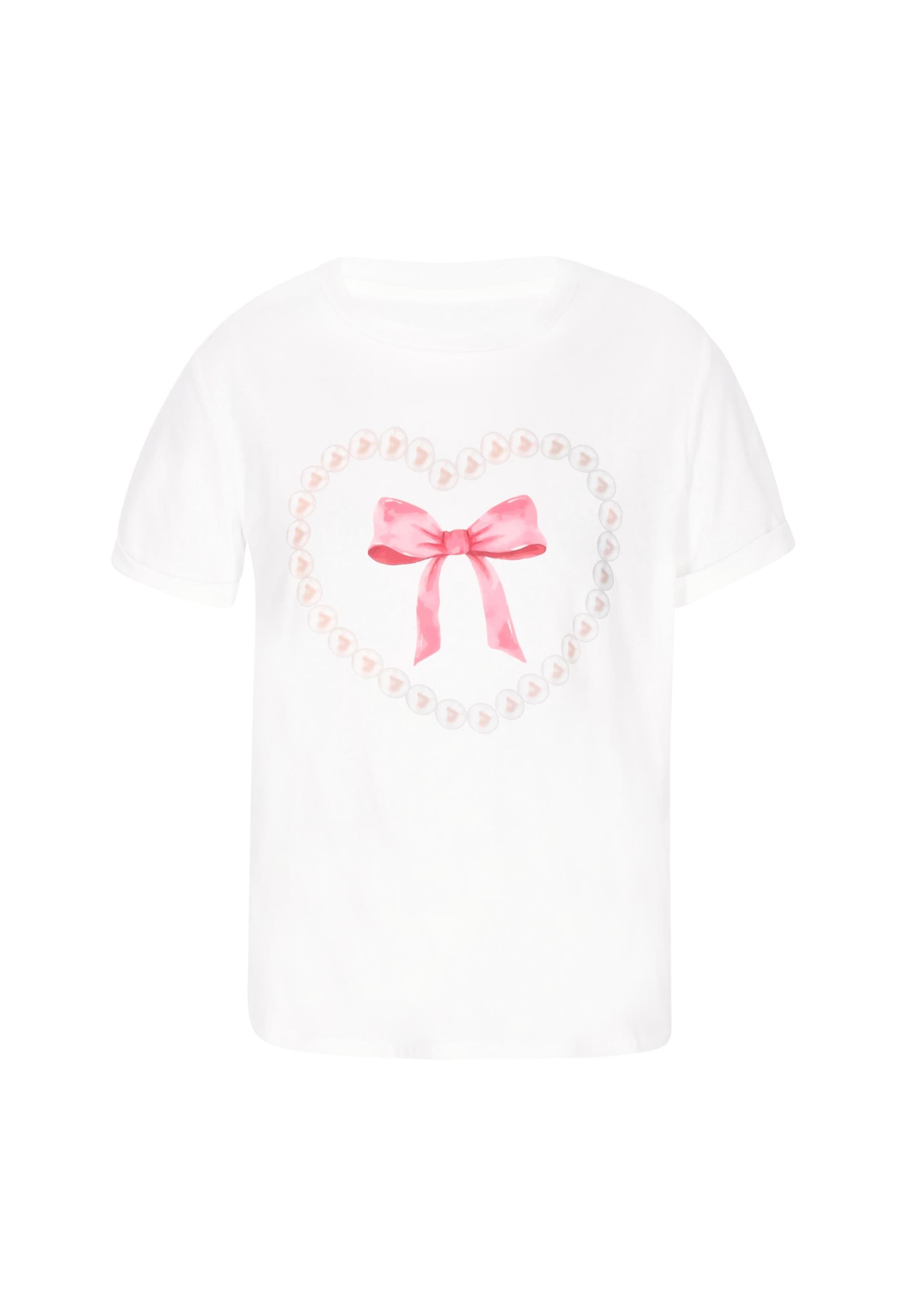T-shirt MIMO en blanc : devant