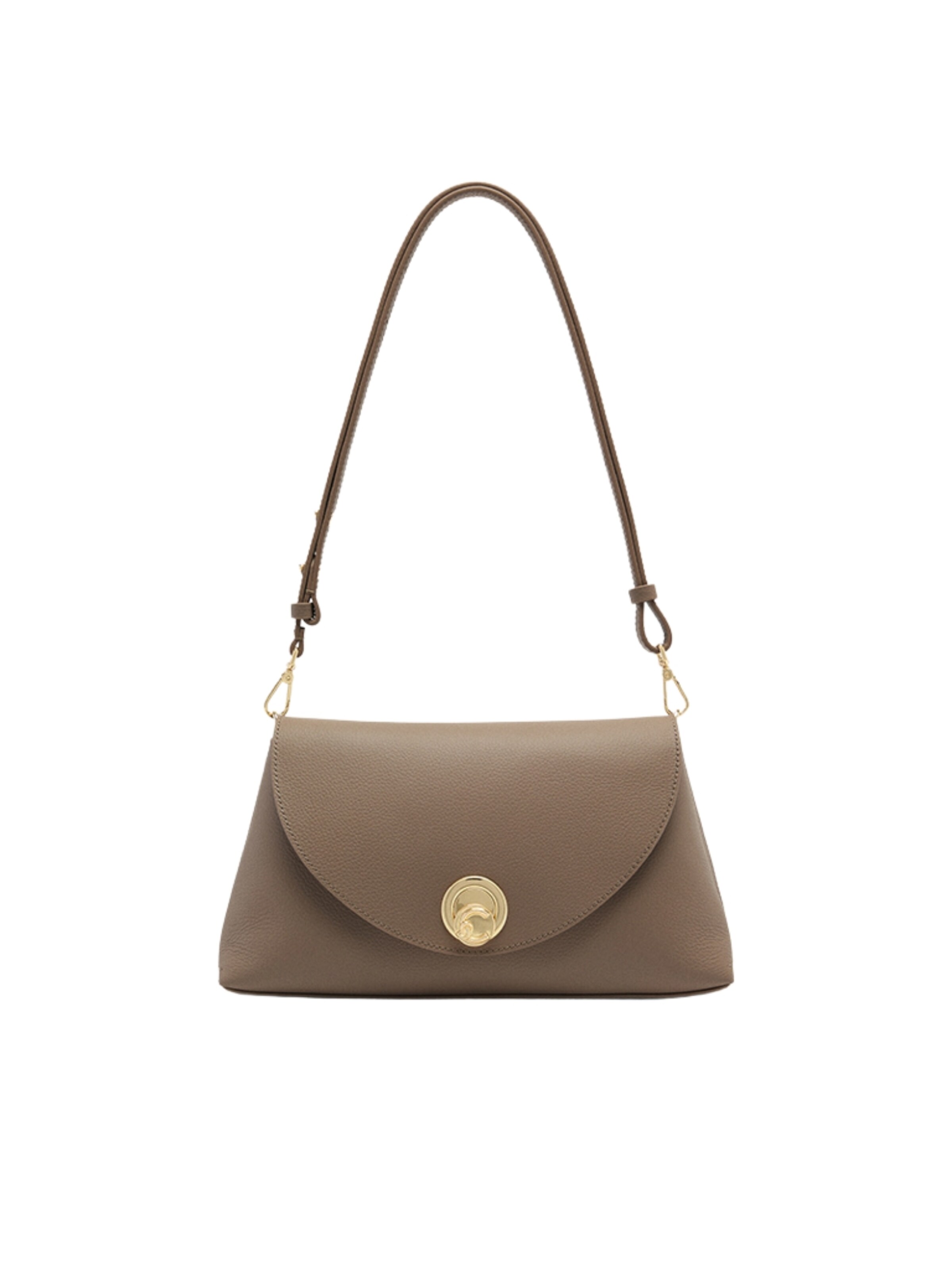 Coccinelle - Bolso de hombro 'COCCINELLE NIKLA' en marrón: frente