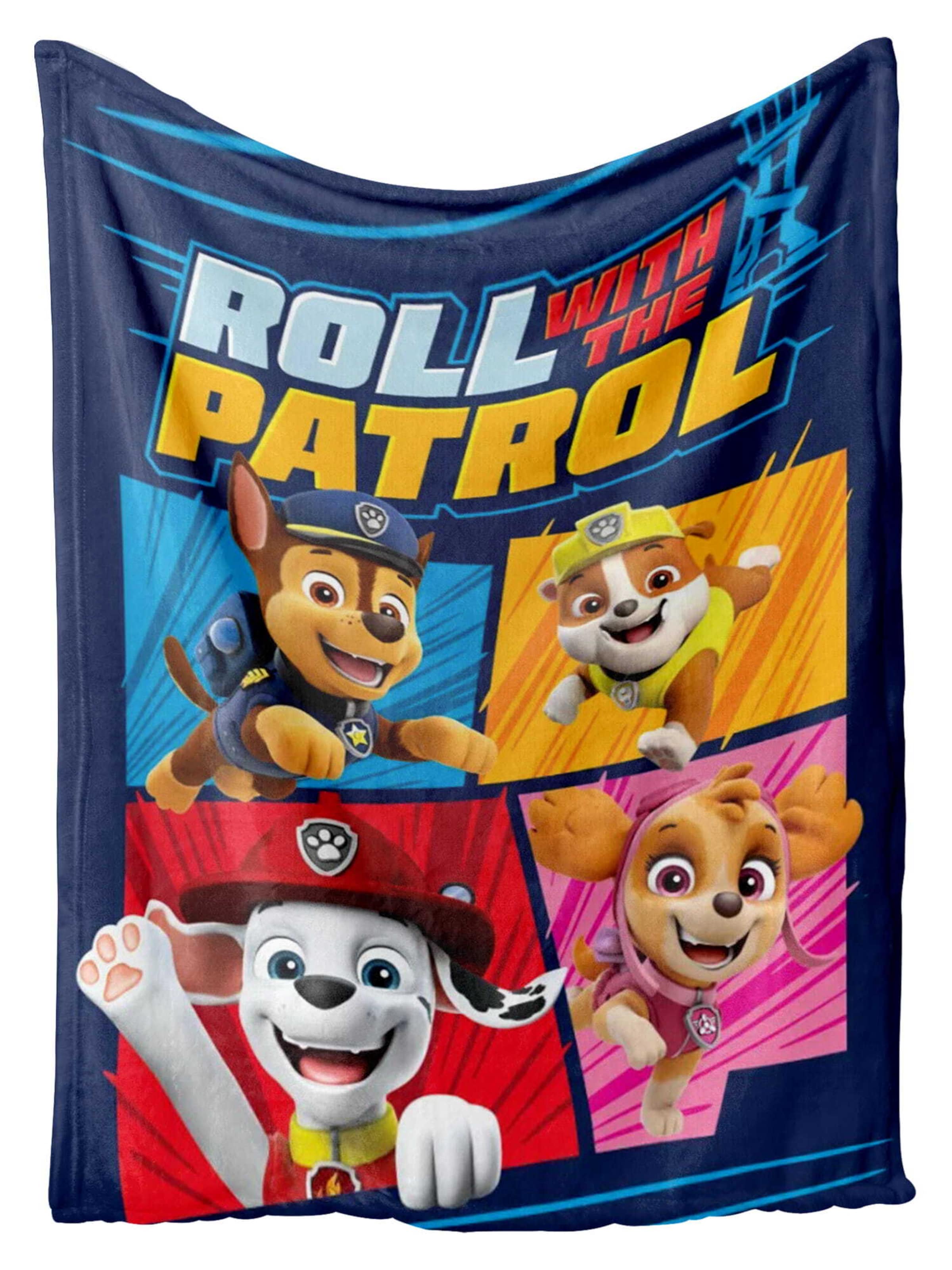 Copertina per neonati di PAW Patrol in blu: frontale