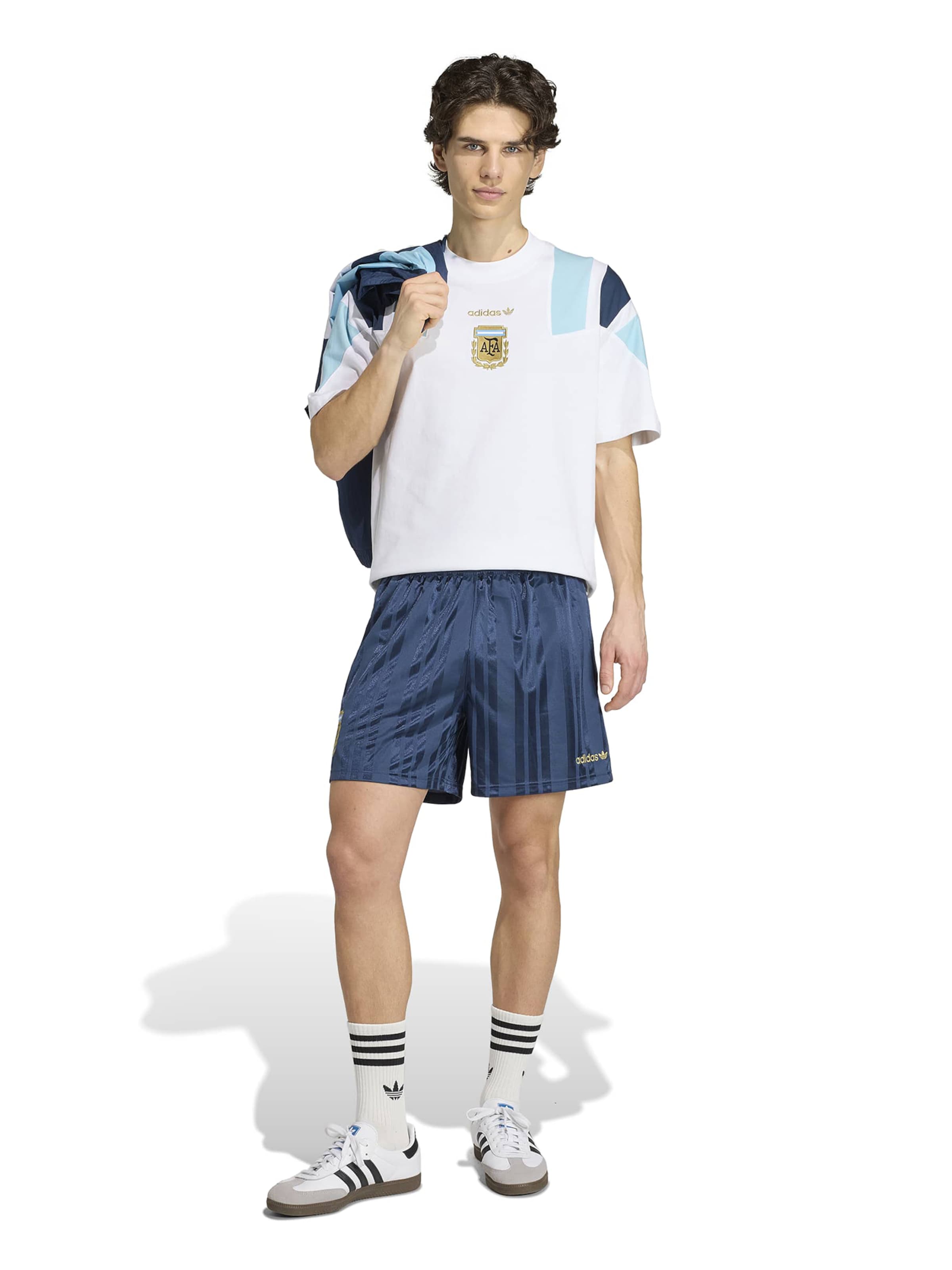 ADIDAS PERFORMANCE Loosefit Παντελόνι φόρμας 'AFA EQT' σε μπλε