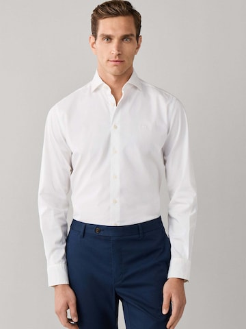 Slim fit Camicia di Hackett London in bianco: frontale