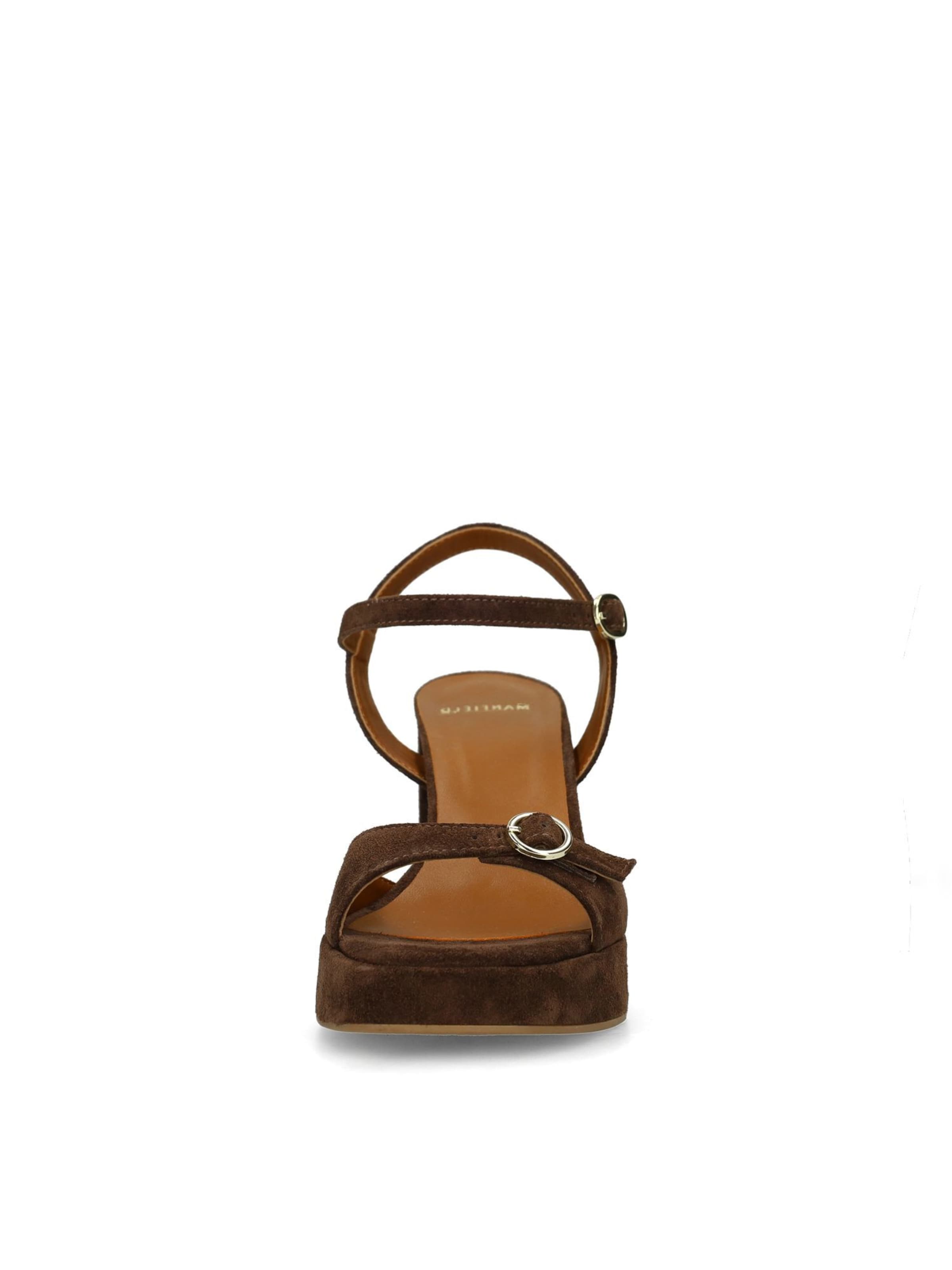 MANFIELD Sandaal in Bruin