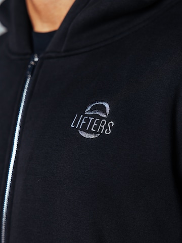 Lifters Zip-Up Hoodie in Black