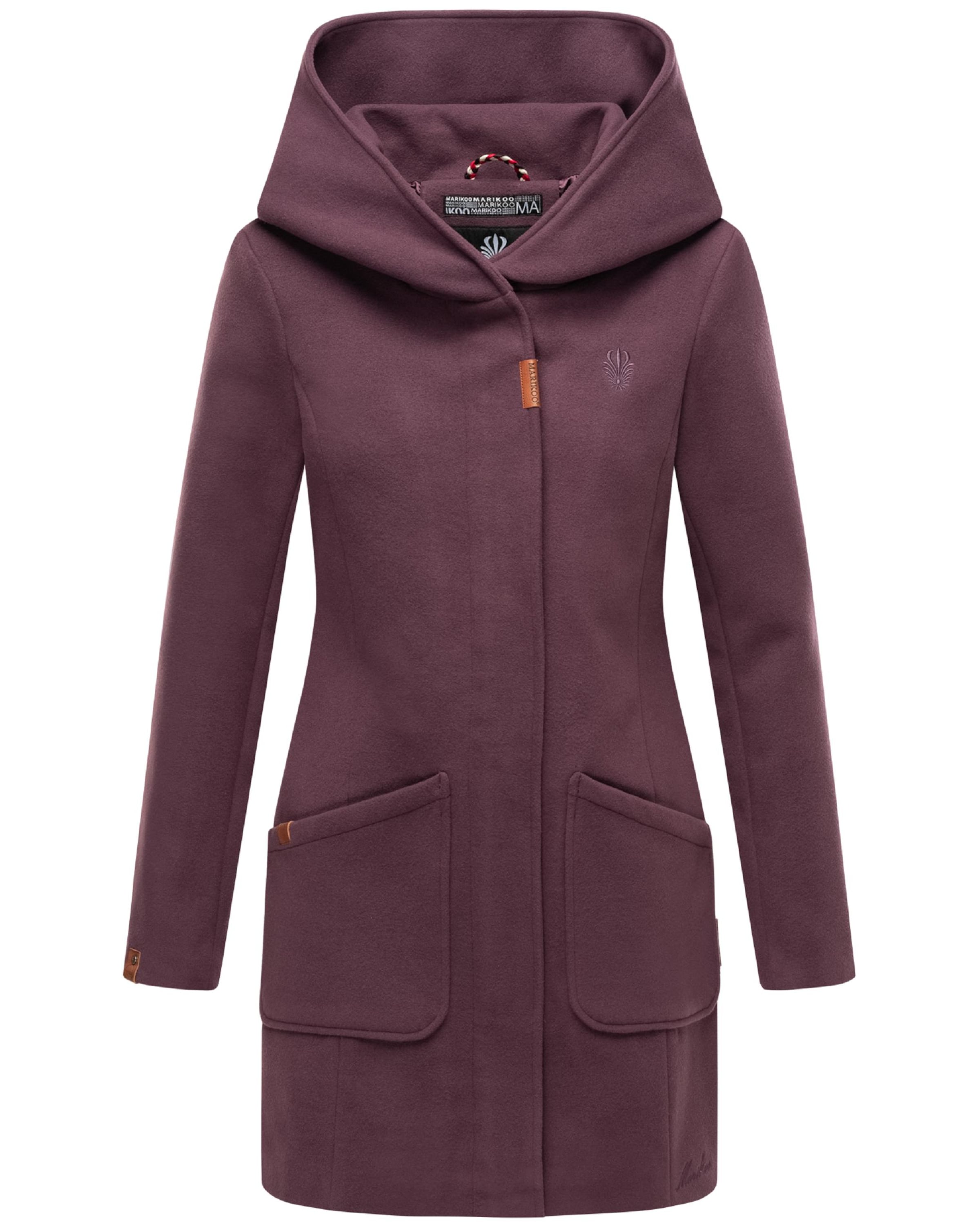 MARIKOO Prehoden plašč 'Maikoo' | vijolična barva: sprednja stran