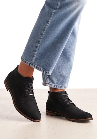 LLOYD Schnürschuh in Blau: Vorderseite