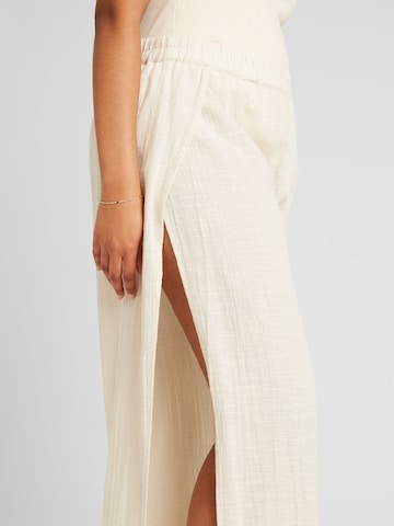 PIECES Curve Wide leg Trousers in Beige