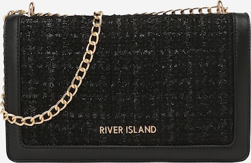 River Island - Bolso de hombro en negro