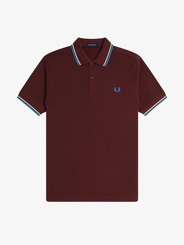 Maglietta 'Polo fred perry granate z63 twin tipped shirt' di Fred Perry in rosso