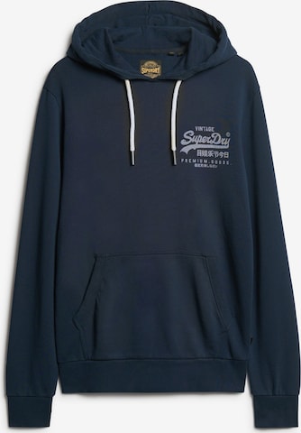 Felpa 'Heritage' di Superdry in blu: frontale