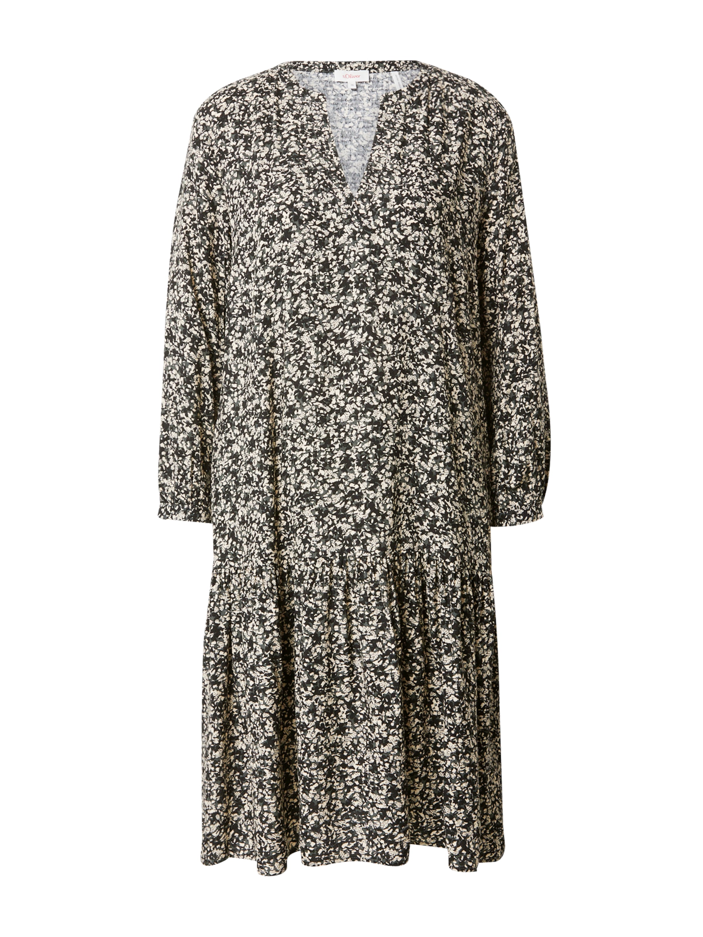 s.Oliver Šaty - béžová / olivová / čierna, Produkt