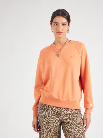 Champion Authentic Athletic Apparel Sweatshirt in Orange: front