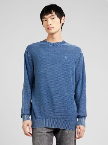 G-Star RAW Sweater 'Moss' in Blue: front