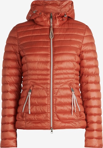 Cartoon Winter Jacket in Orange: front