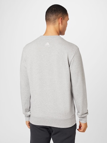 ADIDAS SPORTSWEAR - Sweatshirt de desporto 'Essentials French Terry Big Logo' em cinzento