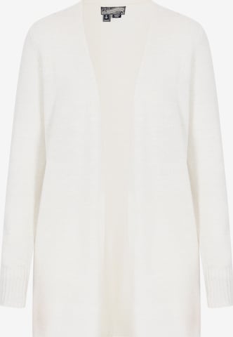 Cardigan DreiMaster Vintage en blanc : devant