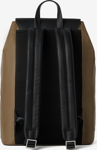 Karl Lagerfeld Backpack 'Summer Pebble' in Brown