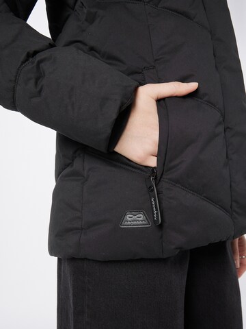 Ragwear Winter Jacket 'NATESA' in Black