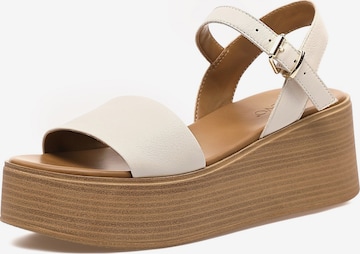 INUOVO Sandals in Beige: front