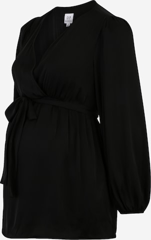 Gap Maternity Blouse in Black: front