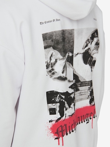 Only & Sons Sweatshirt 'Apoh Life' in White