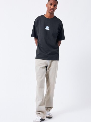 Dr. Denim Shirt 'Trooper Tee'‌ in Schwarz