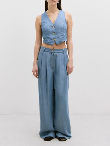 EDITED Wide leg Pants 'Jocelyne' in Blue