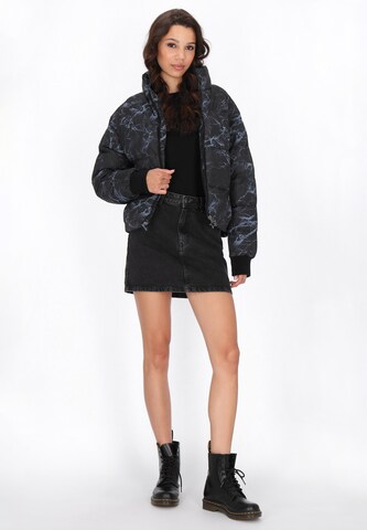 myMo ROCKS Демисезонная куртка в Черный