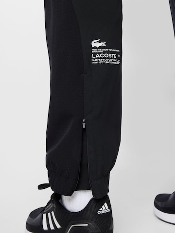 Regular Pantaloni sport de la Lacoste Sport pe negru