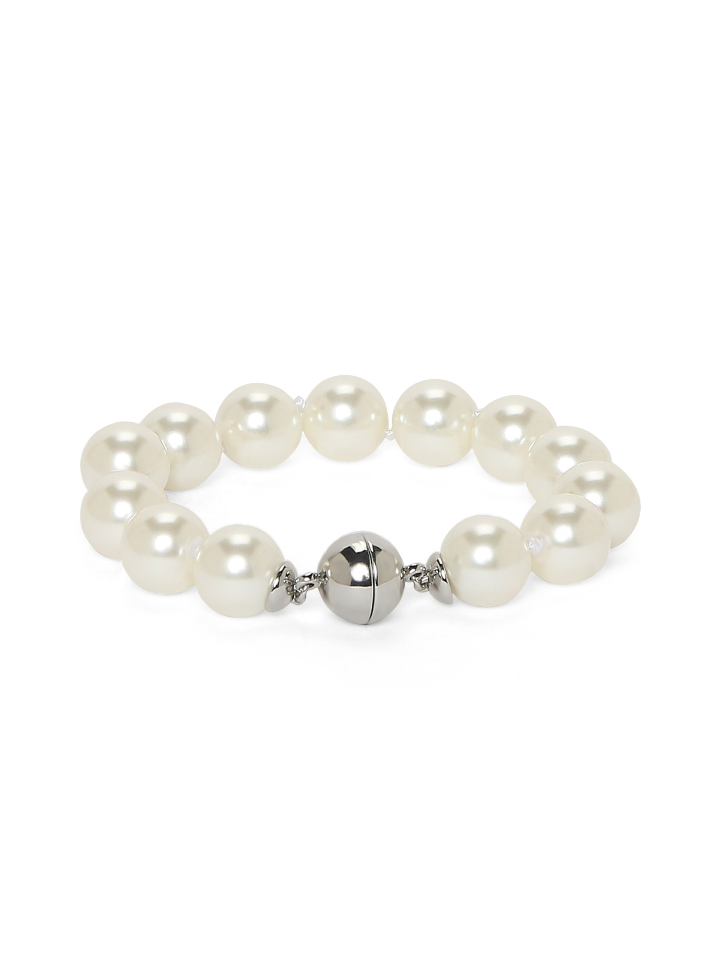 MISH Bracelet 'Lavendar' in White: front
