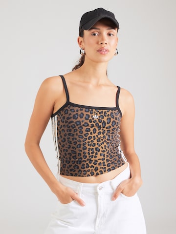 Top di ADIDAS ORIGINALS in marrone: frontale