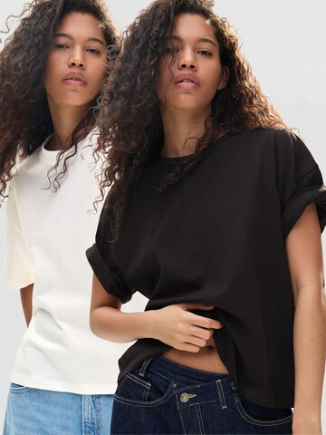 Bershka Shirts i sort: forside